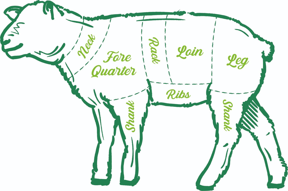 Certified Organic Side of Lamb 12.5kg