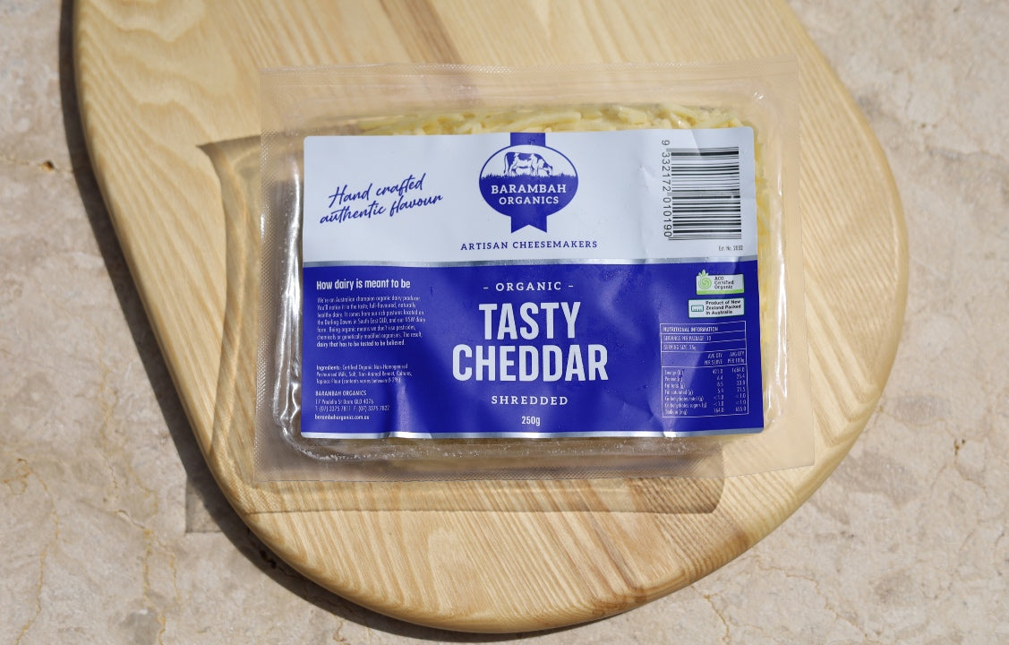 Certified Organic Shredded Cheddar